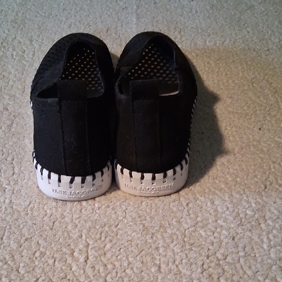 Ilse Jacobsen Black Perforated Flats with White Soles - Picture 3 of 6